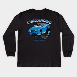 Challenging Cartoon Car Toon Kids Long Sleeve T-Shirt